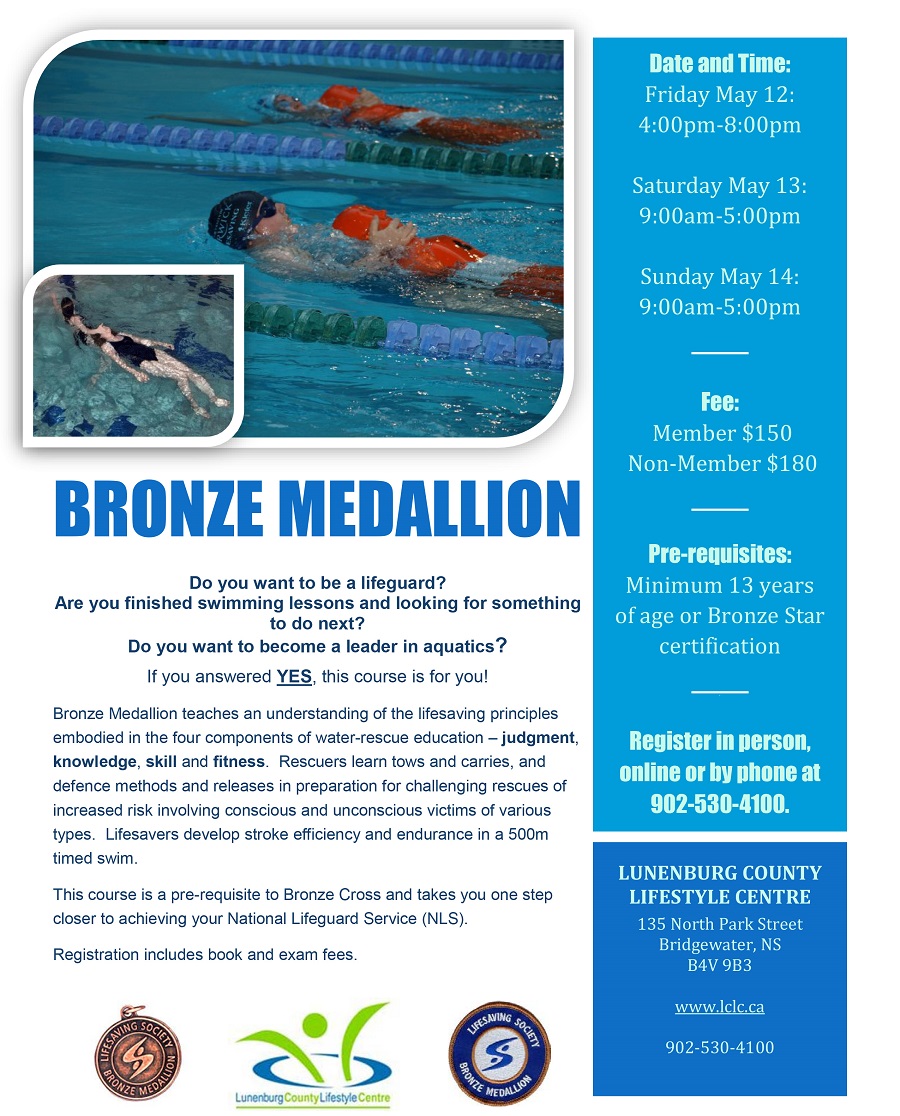Bronze Medallion poster May 12 WEB