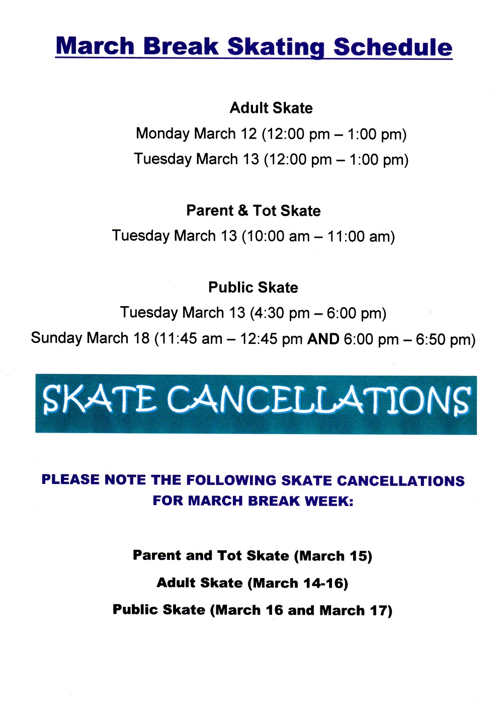 March Break Skates web