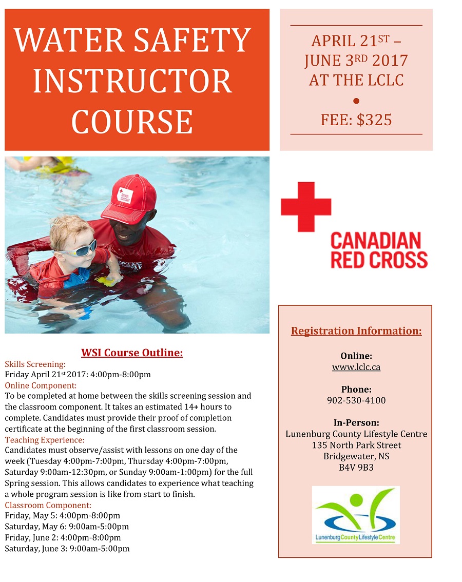 Water Safety Instructor Course flyer 006